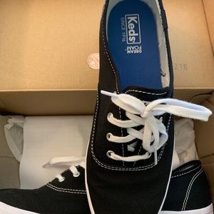 Women’s Keds Champion Black canvas sneakers